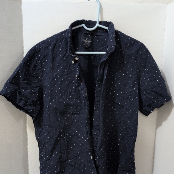 American Eagle Outfitters Other - American Eagle Outfitters Boy's XL Navy Button Down Shirt